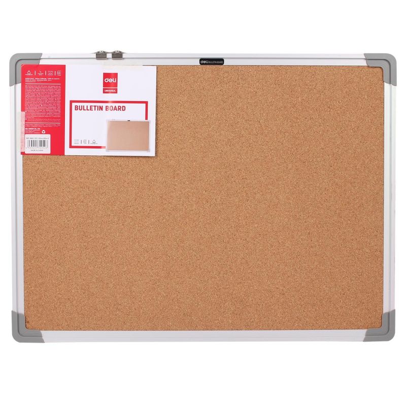 Bulletin Cork Board 450x600mm  - Deli