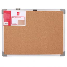 Bulletin Cork Board 450x600mm  - Deli