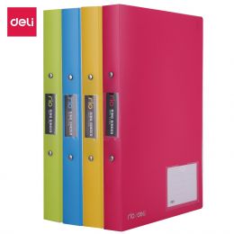 Ring Binder A4 2 O Ring PP - Assorted Colours - Deli