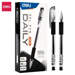 Pen - Gel - Black - Tip 0.5mm (1pc) - Daily - Deli