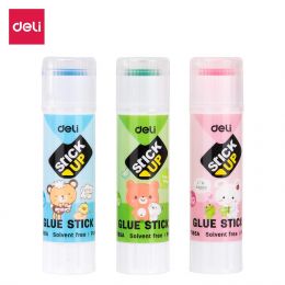 Glue Stick - 8g (1pc) Transparent Stick Up (Assorted) - Deli