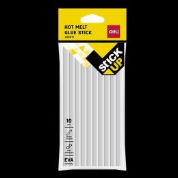 Glue Gun - Hot Melt Glue Stick 7mmx150mm (10pc) White - Deli