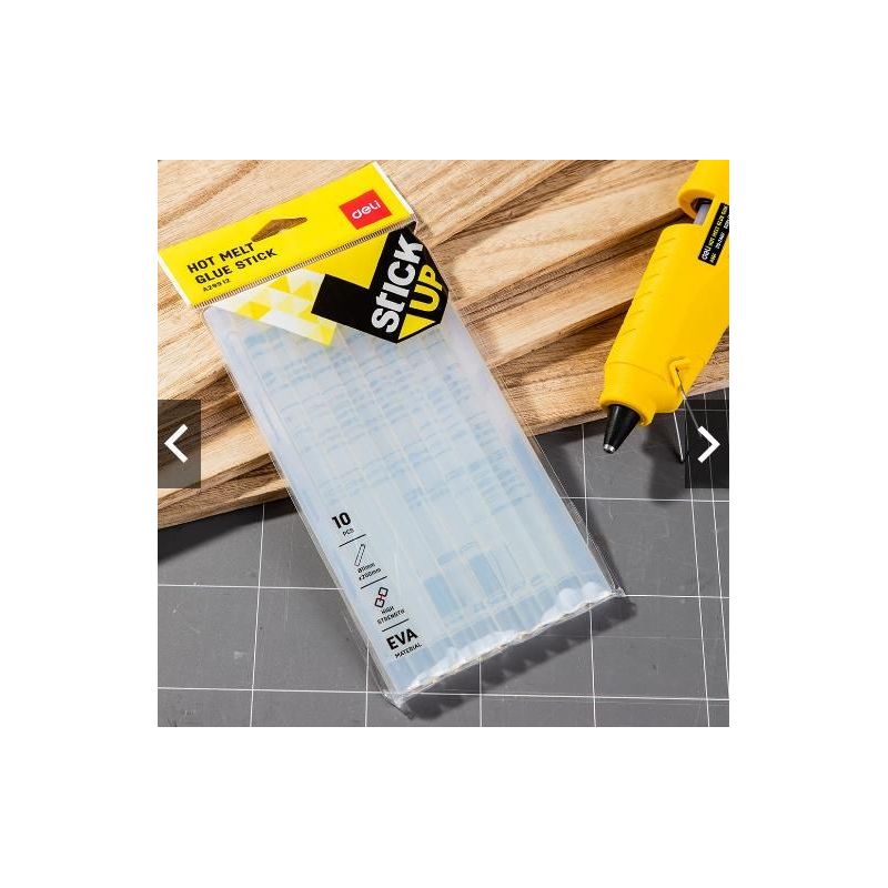Glue Gun - Hot Melt Glue Stick 11mmx200mm (10pc) - Deli