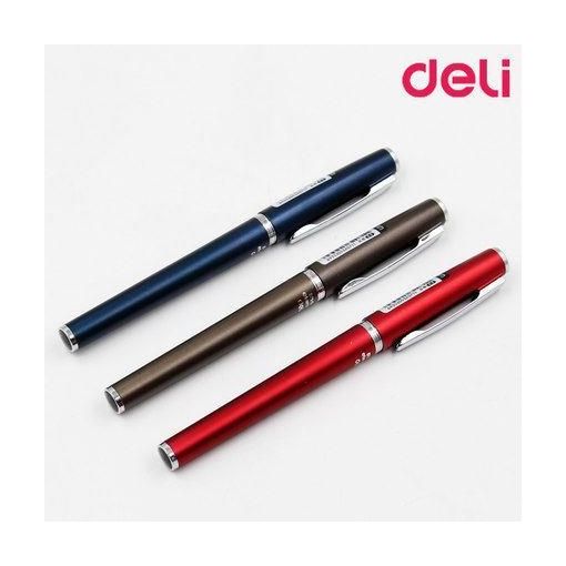 Pen - Gel - Black - Tip 0.5mm (1pc) - Office - Deli